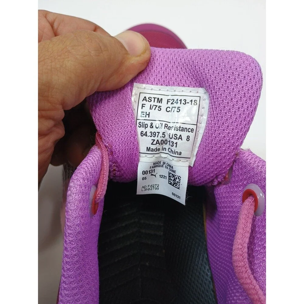 PUMA Safety Spectra 2.0 Low Women Purple Work Safety Shoes Size 8